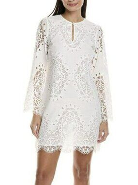 Johnny Was Jade Eladra Lace White Dress Size Small New
